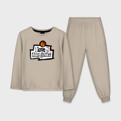 Детская пижама с лонгсливом хлопок BasketBall Style