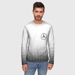 Мужской лонгслив 3D Mercedes-Benz - фото 2