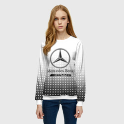 Женский свитшот 3D Mercedes-Benz - фото 2