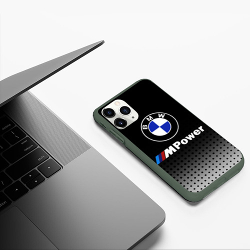 Чехол для iPhone 11 Pro матовый с принтом BMW, фото #5