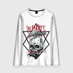 Мужской лонгслив 3D In Flames