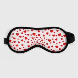 Маска для сна 3D Сердечки