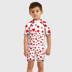 Детский купальный костюм 3D Сердечки - фото 2