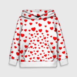 Детская толстовка 3D Сердечки
