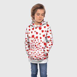 Детская толстовка 3D Сердечки - фото 2