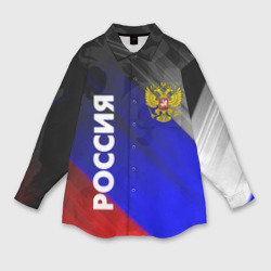 Мужская рубашка oversize 3D Россия