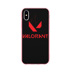 Чехол для iPhone X матовый Valorant