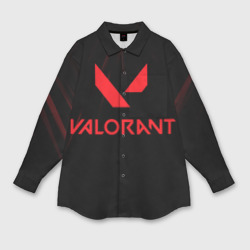 Женская рубашка oversize 3D Valorant