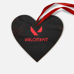 Деревянная игрушка Сердце Valorant