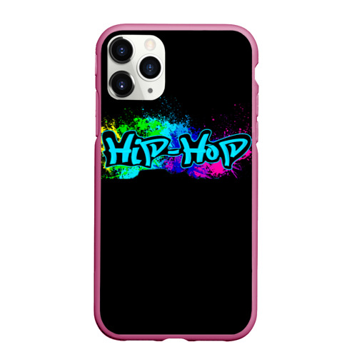 Чехол для iPhone 11 Pro матовый Hip-Hop, цвет малиновый