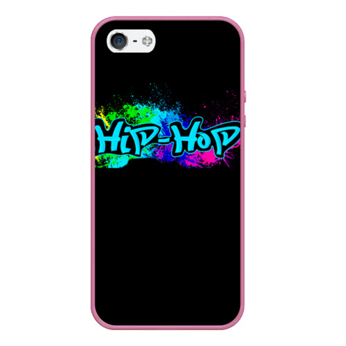Чехол для iPhone 5/5S матовый Hip-Hop, цвет малиновый