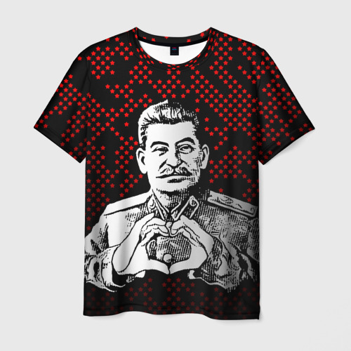 Мужская футболка 3D Сталин Oko, цвет 3D печать
