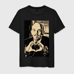 Ленин Oko – Мужская футболка хлопок с принтом купить со скидкой в -20%