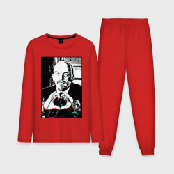 Мужская пижама с лонгсливом хлопок Ленин Oko