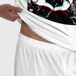 Пижама с принтом Ленин Oko для мужчины, вид на модели спереди №4. Цвет основы: белый