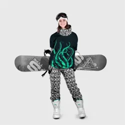 Накидка на куртку 3D Щупальца осьминога - фото 2