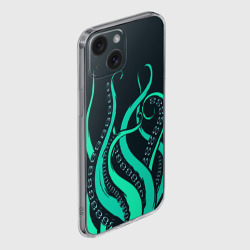 Чехол для iPhone 15 силиконовый с защитой камеры Щупальца осьминога - фото 2