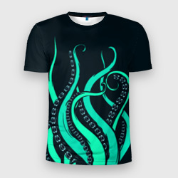 Мужская футболка 3D Slim Щупальца осьминога