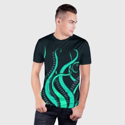 Мужская футболка 3D Slim Щупальца осьминога - фото 2