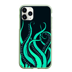 Чехол для iPhone 11 Pro матовый Щупальца осьминога