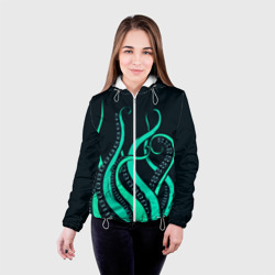 Женская куртка 3D Щупальца осьминога - фото 2