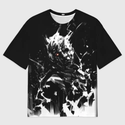 Женская футболка oversize 3D Dead by Daylight