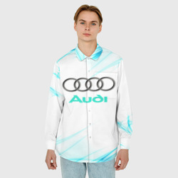 Мужская рубашка oversize 3D Audi - фото 2