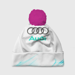 Шапка 3D c помпоном Audi