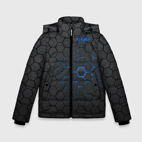 Зимняя куртка для мальчиков 3D с принтом Crysis, вид спереди #2