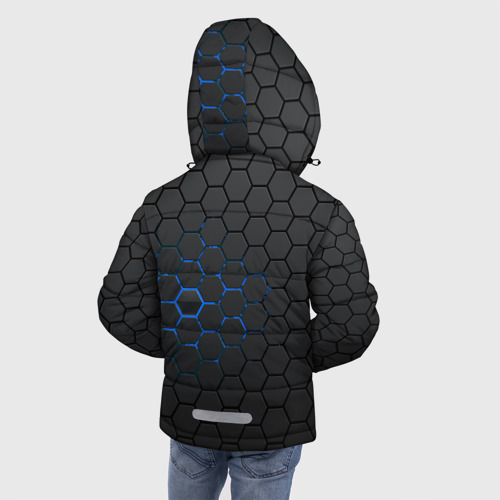 Зимняя куртка для мальчиков 3D с принтом Crysis, вид сзади #2