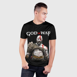 Мужская футболка 3D Slim God of War - фото 2
