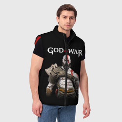 Мужской жилет утепленный 3D God of War - фото 2