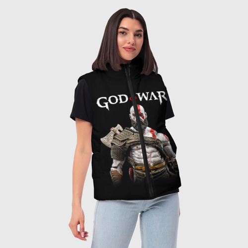 Женский жилет утепленный 3D God of War - фото 3