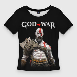 Женская футболка 3D Slim God of War