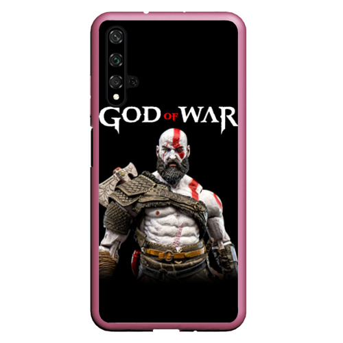 Чехол для Honor 20 God of War, цвет малиновый