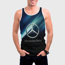 Мужская майка 3D Mercedes - фото 2