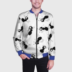 Мужской бомбер 3D Муравьи - фото 2