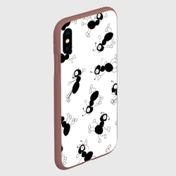 Чехол для iPhone XS Max матовый Муравьи - фото 2