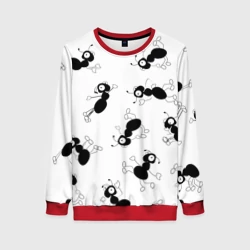 Женский свитшот 3D Муравьи