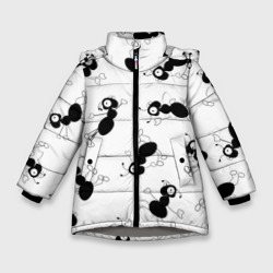 Зимняя куртка для девочек 3D Муравьи