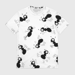 Мужская футболка 3D Муравьи