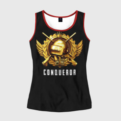 Женская майка 3D Завоеватель PUBG