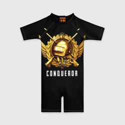 Детский купальный костюм 3D Завоеватель PUBG