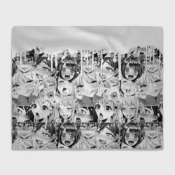 Плед 3D Ахегао сенпай девушки