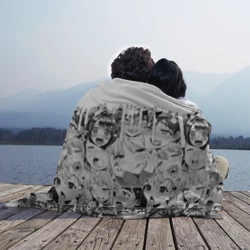 Плед 3D Ахегао сенпай девушки - фото 2