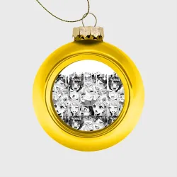 Ёлочный шар стеклянный/пластиковый Ахегао сенпай девушки