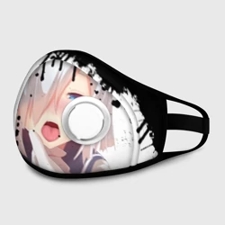 Маска из неопрена Ахегао лицо в цвете