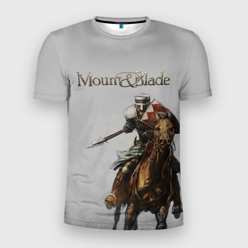 Мужская футболка 3D Slim Mount and Blade, цвет 3D печать