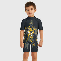 Детский купальный костюм 3D Black Lightning - фото 2