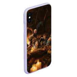 Чехол для iPhone XS Max матовый God of War - фото 2